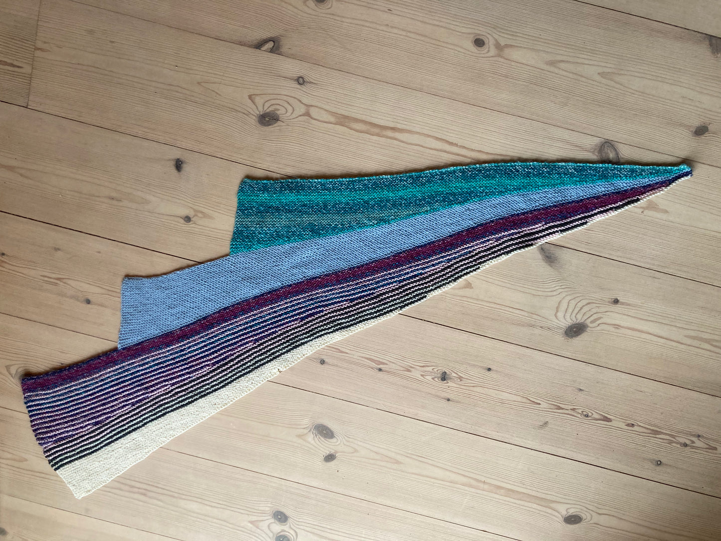 Knitted scarf