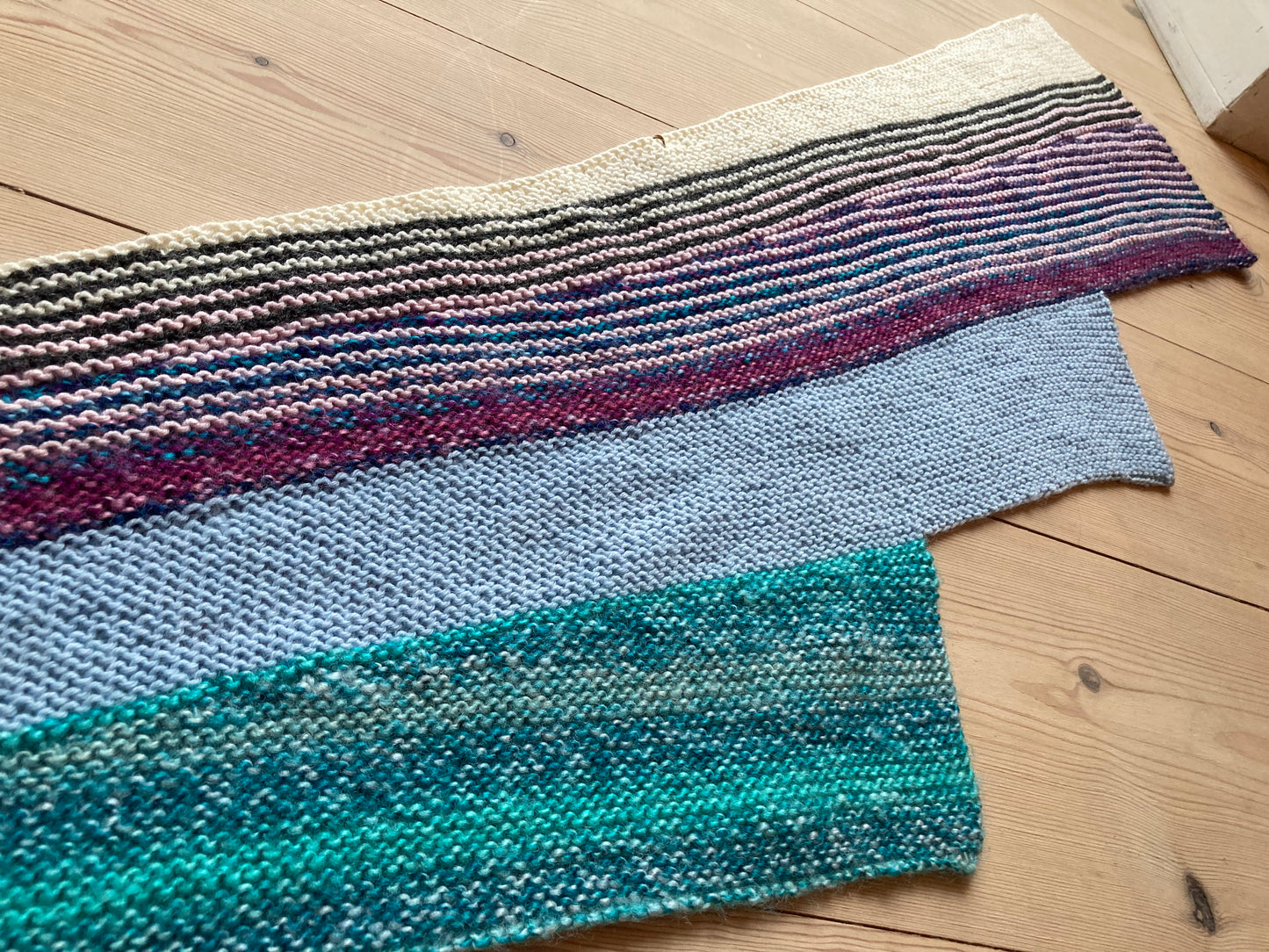 Knitted scarf