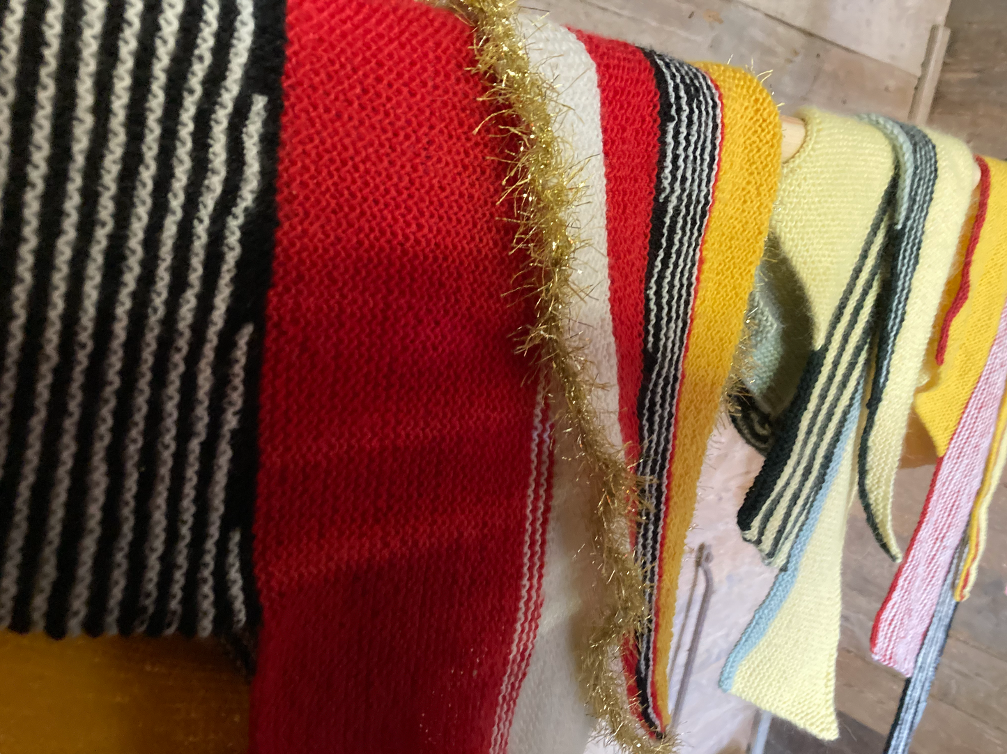 Knitted scarf