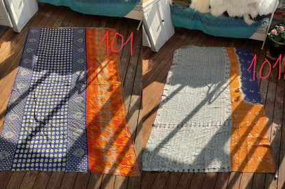 Indisk Kantha tæppe
