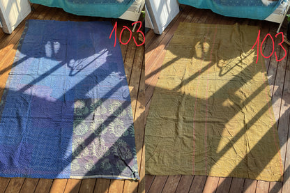 Indisk Kantha tæppe