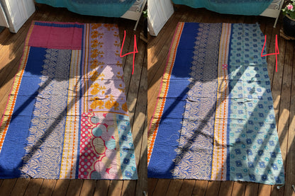 Indisk Kantha tæppe